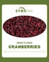 Cranberries Dried 11.34 kg Box Evoo QF