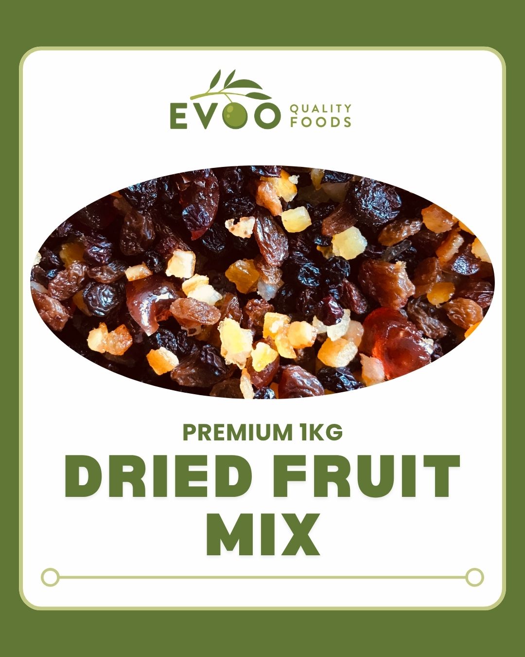 Premium Mixed Dried Fruit 1kg Bag