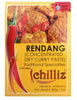Rendang Concentrated Dry Curry Paste 200g Pkt Chilliz