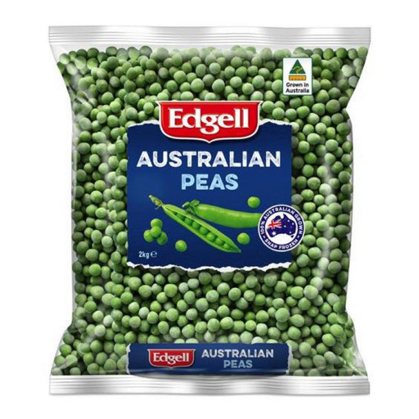 Peas Australian Green 2kg Bag Frozen Edgell
