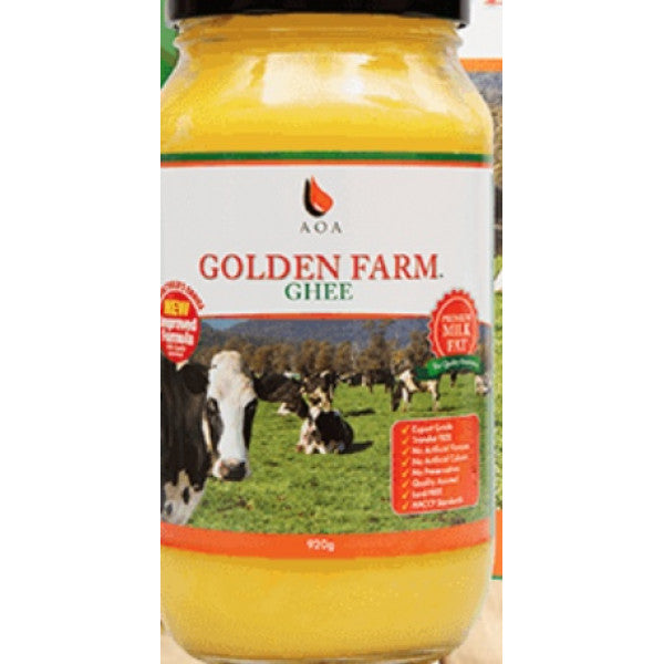 Ghee 920g jar Golden Farm AOA – Evoo Quality Foods
