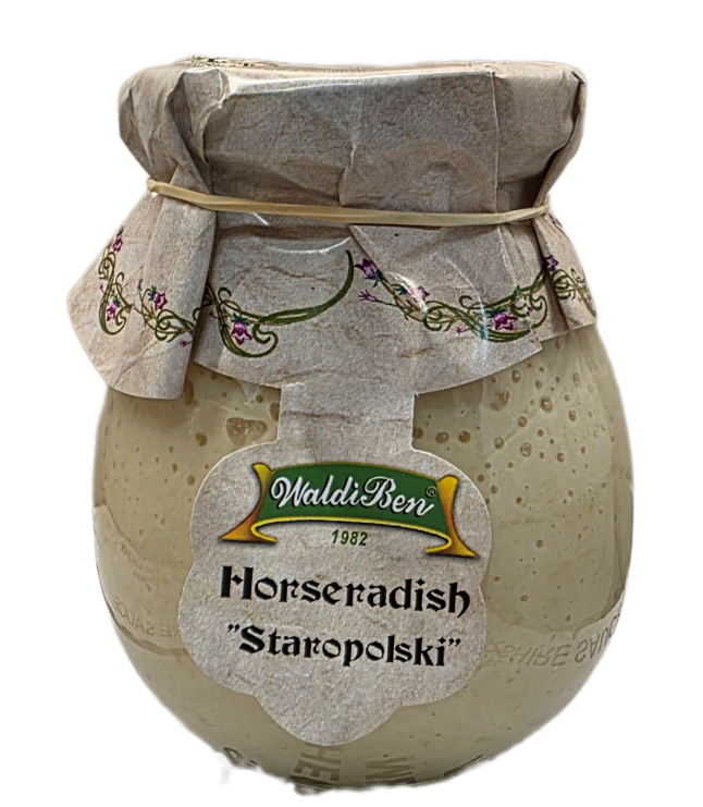 Horseradish Paste Polish 250g Glass Jar Waldi Ben