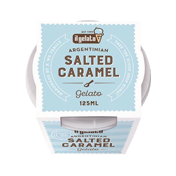 Ice Cream Argentinian Salted Caramel 125ml Il Gelato (Pre Order)