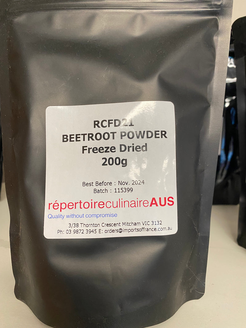 Freeze Dried Beetroot Powder 200g Repertoire Culinaire