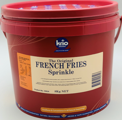 French Fries Sprinkle Seasoning 8kg Tub Krio Krush