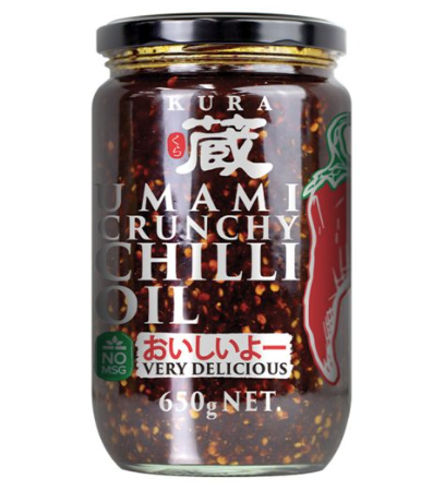 Chilli Oil Crunchy Umami 650g Jar Kura