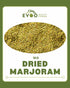 Marjoram Leaves Rubbed Dried 1kg Bag  EVOO QF