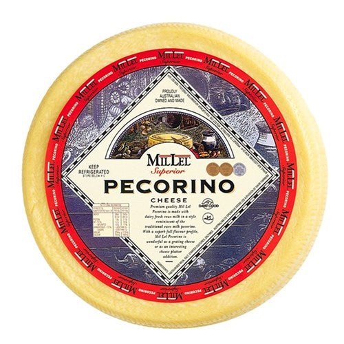 Pecorino Cheese Whole Wheel RW Priced per kg, approx 10kg  Mil Lel