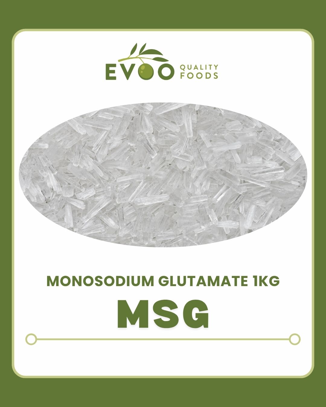 Monosodium Glutamate MSG 1kg EVOO