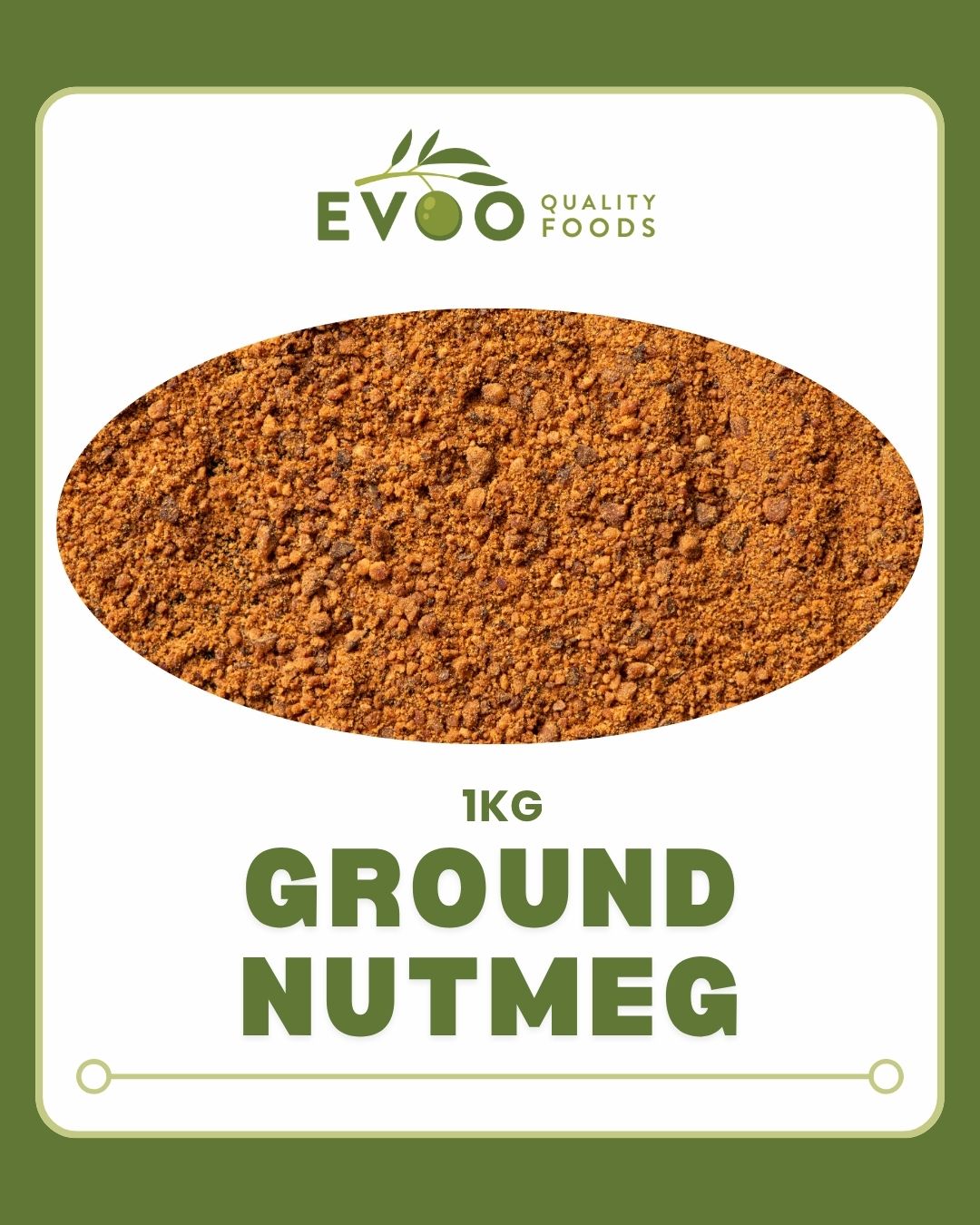 Nutmeg Ground 1kg Evoo QF