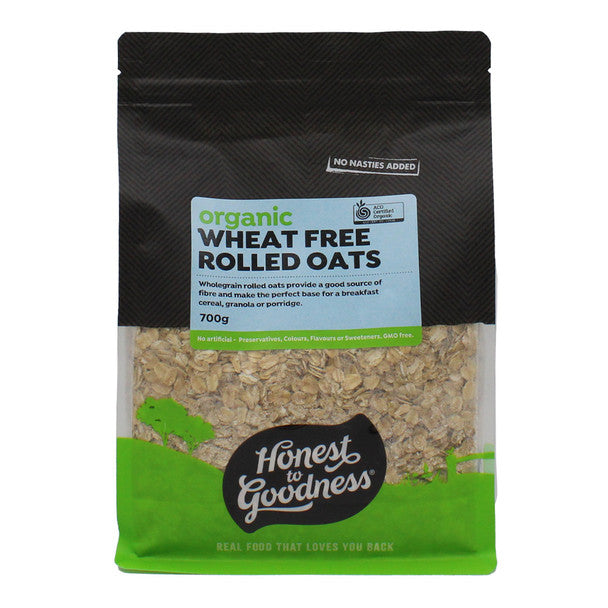 Rolled Oats Organic Wheat Free 700g Honest to Goodness