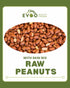 Peanuts Natural Raw (With Skin) 1kg Bag Evoo QF