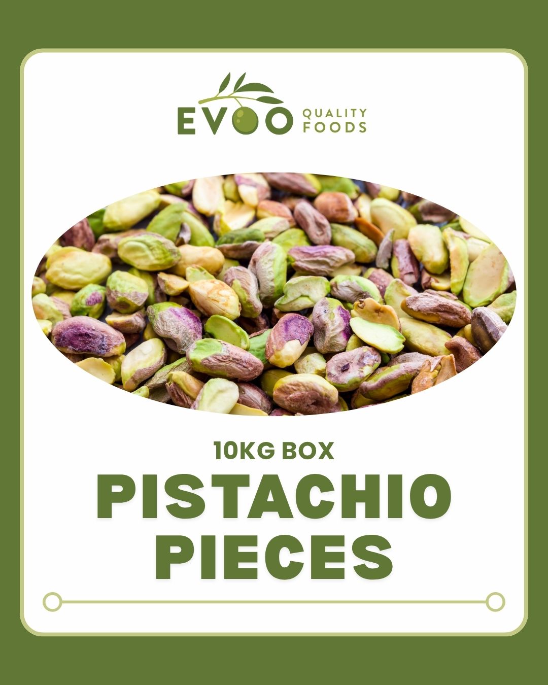 Pistachio Pieces Australian 10kg BOX