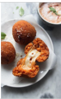 COCKTAIL Arancini w/- Pizzaiola (Fior Di Latte, Tomato & Basil) GF (30g each)  2.2kg Carton Frozen The Gluten Free Lab (Pre Order 3 Days)