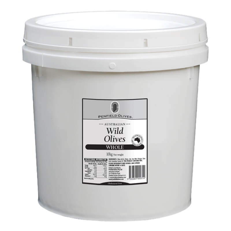 Wild Whole Olives 10kg Tub Penfields (D)