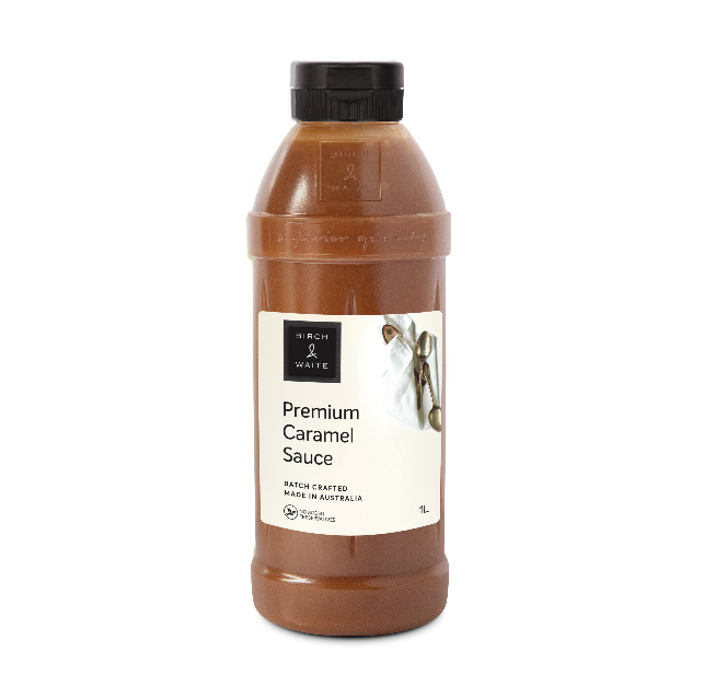 Caramel Sauce Premium 1ltr Bottle Birch & Waite (D)