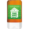 Cloverdale pure honey container with green label on a white background