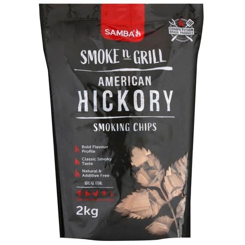 Smoking Wood Chips Hickory 2kg (Pre Order 2 days) Samba