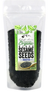 ROASTED Sesame Seeds Black Certified Organic 150g Pkt Chefs Choice