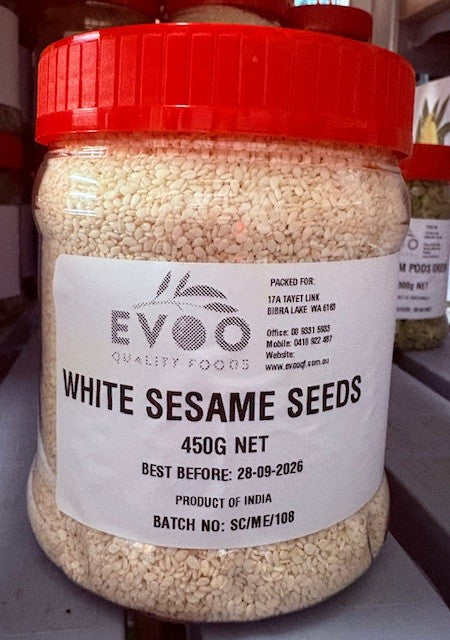 Sesame Seeds White 450g Tub