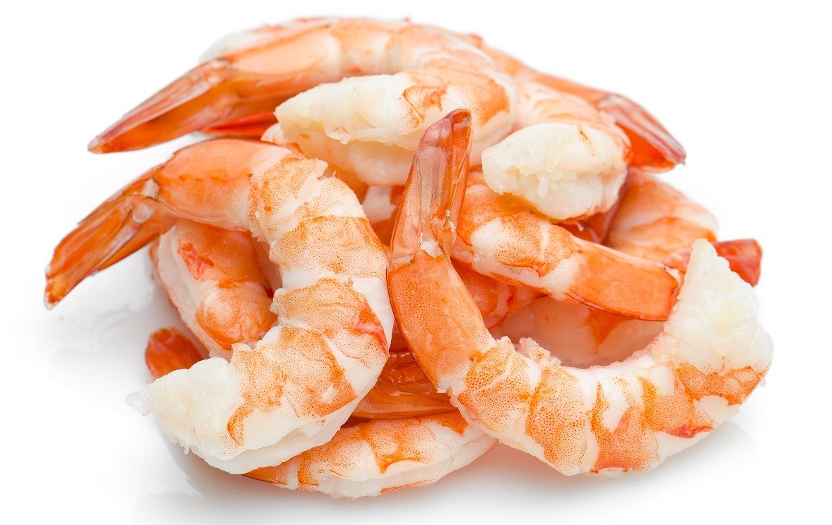 Prawn Cooked Peeled (Tail on) 26/30 1kg Bag Frozen (Pre order 2 days)