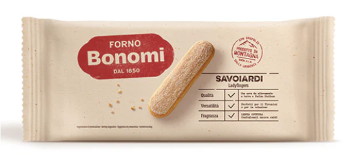 Sponge LadyFinger Savoiardi Biscuits 200g Pkt Forno Bonomi