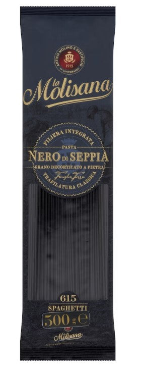 Squid Ink Spaghetti (Nero Di Seppia) Pasta Dried 500g x 18 CARTON La Molisana