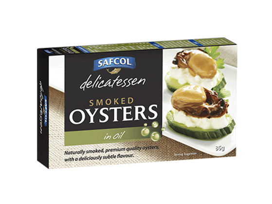 Smoked Oysters in Oil 85g Tin x 8 CARTON ONLY Safcol