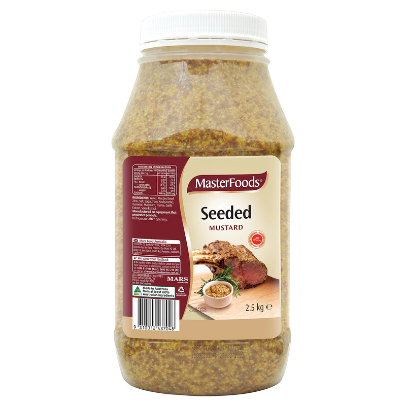 Mustard Seeded 2.5kg Tub Masterfoods