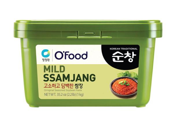 Ssamjang Paste Mild Korean 1kg Tub O'Food