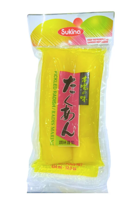 Pickled Radish (Half) 434mL Packet Sukina (Pre Order 2 Days)
