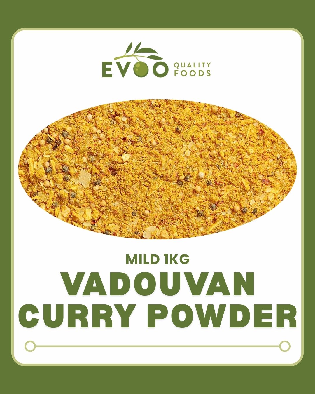 Vadouvan Curry Powder (Mild) 1kg Bag Evoo QF