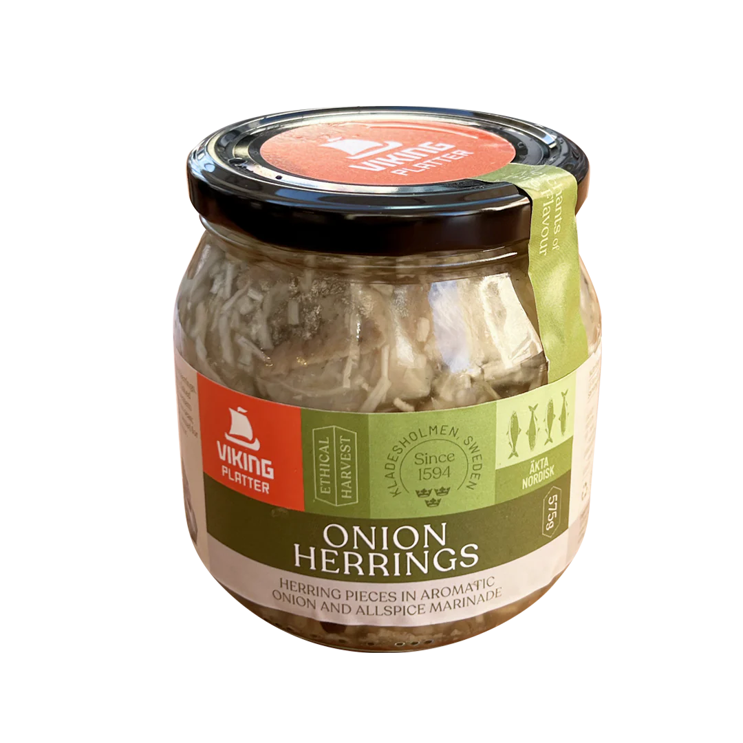 Onion Pickled Herrings 600g Jar Viking Platter