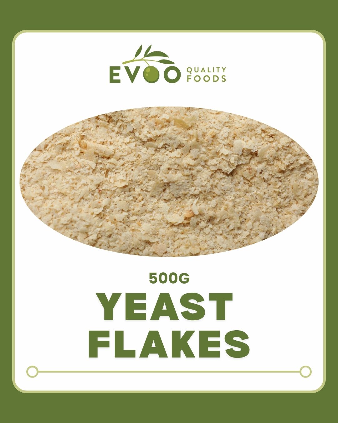 Nutritional Yeast Flakes GF 500g Bag Evoo QF
