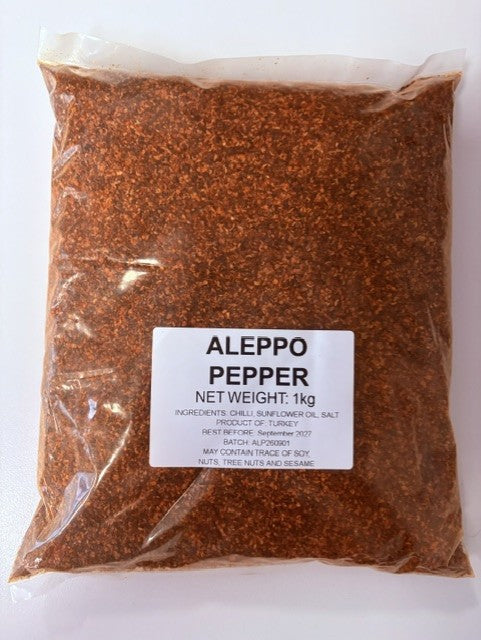 Aleppo Pepper Flakes 1kg Bag