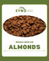Almonds Whole Skin On (22/24) 10kg Bag Evoo QF