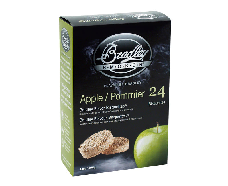 Apple Flavour Smoking Bisquettes 24pc Bradley Smoker (4 Day Pre Order)