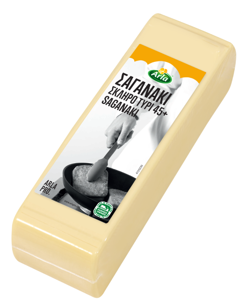 Saganaki 45+ Hard Cheese RW Priced per kg, approx 3kg  (Pre Order 3 days) Arla Pro
