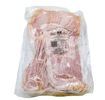 Bacon Middle Rashers Rindless 5kg (2 x 2.5kg) Carton KRC