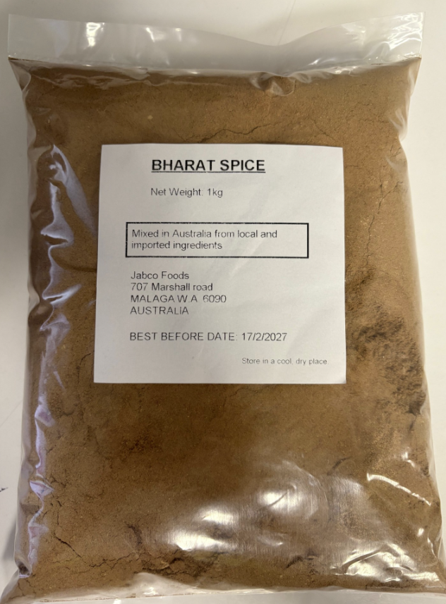 Baharat Spice 1kg Bag Evoo QF