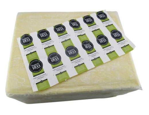 Barbers 1833 Cheddar RW Priced per kg, approx 20kg Block (Pre Order 7 days)