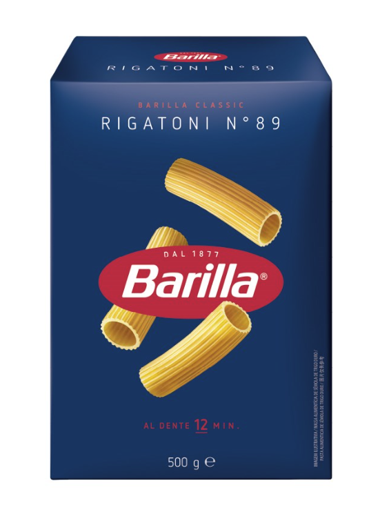 Rigatoni Pasta Dried 500g Barilla (#89)