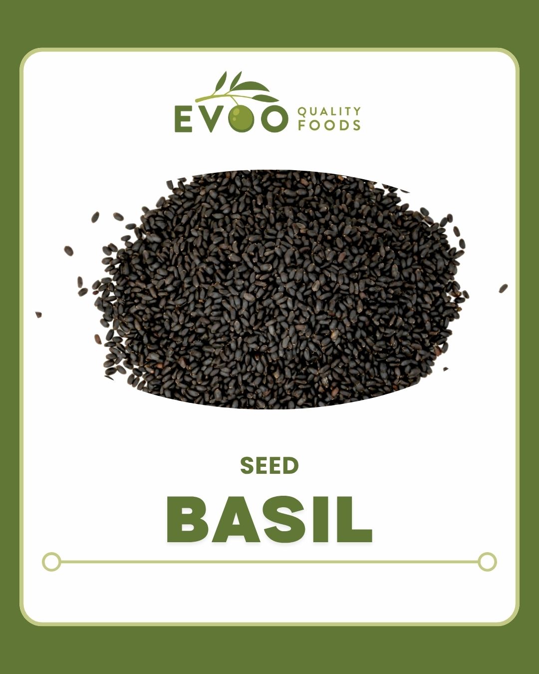 Basil Seed 1kg Evoo QF