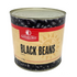 Black Beans A9 (2.5kg) Tin Italian (NDW 1.53KG) Sandhurst