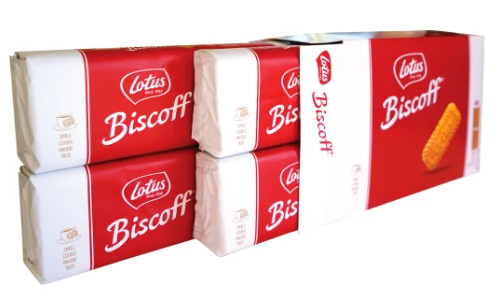 Biscoff Biscuits 1kg (4pkt x 250g) Box Lotus