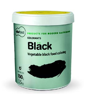 Black Vegetable Natural Food Colouring 100g Tub TouFood