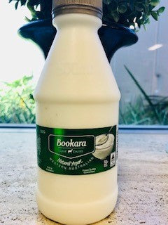Natural Goats Yoghurt 500ml Btl Bookara (Pre Order 4 days)