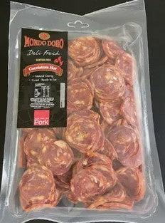 Cacciatore HOT Sliced GF 1kg Packet Mondo Doro