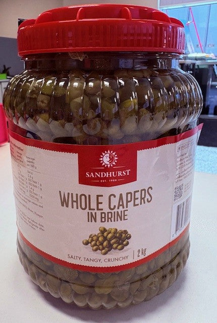 Capers Whole in Brine 2kg Sandhurst