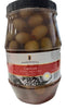 Jar of Penfield Food Co. Capsicum Stuffed Green Olives on a white background